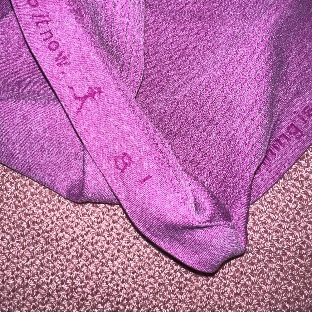 Lululemon Dark Purple Swiftly Tech Racerback size 8 - Picture 4 of 5